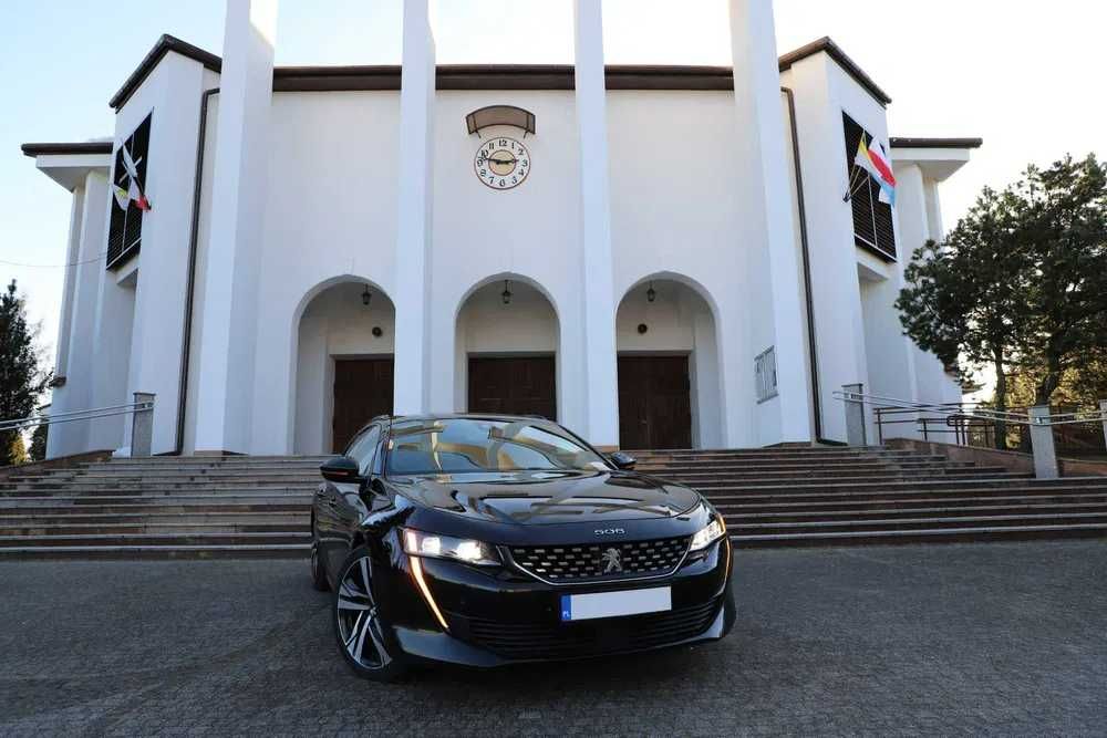 Auto do ślubu duże i wygodne Peugeot 508