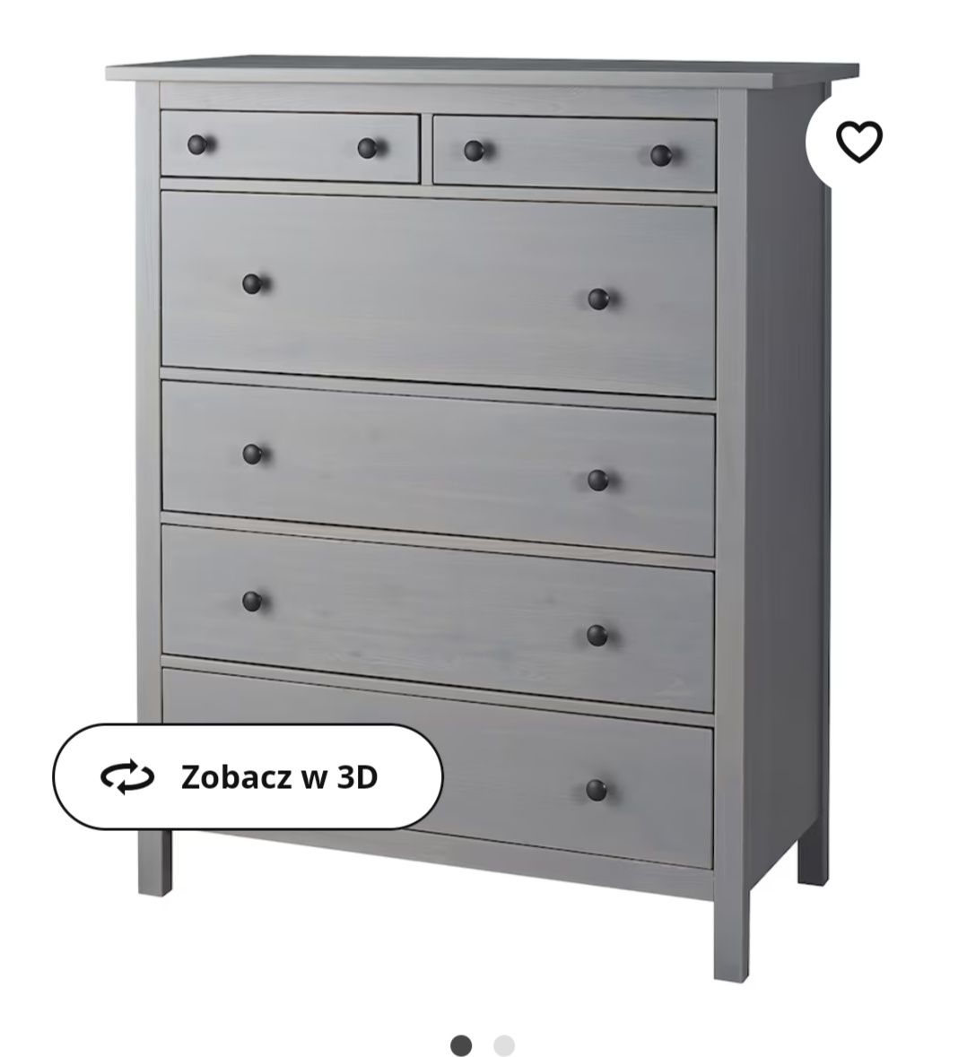 Szafa komoda z szufladami szafa Ikea Hemnes