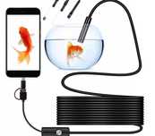 Endoskop KAMERA INSPEKCYJNA kamerka miękki kabel na android USB-C LED