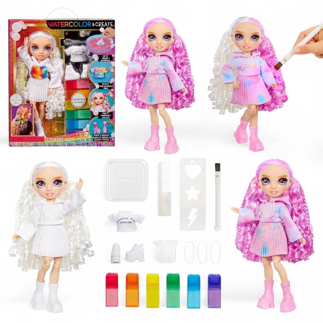 Рейнбоу Хай Rainbow High Watercolor & Create Fashion