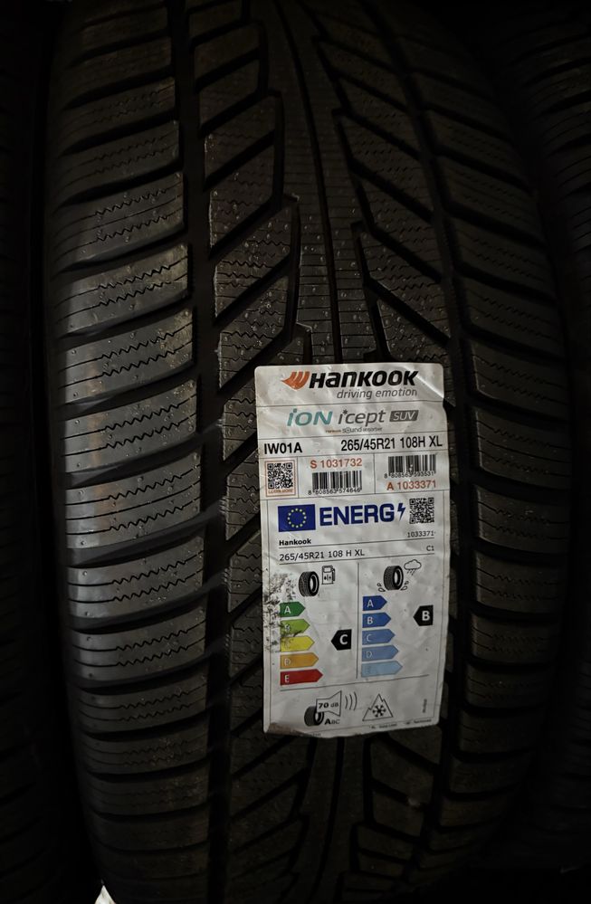 Зима 265/45R21 108H XL Hankook Winter i*cept iON X IW01 Sound Absorber