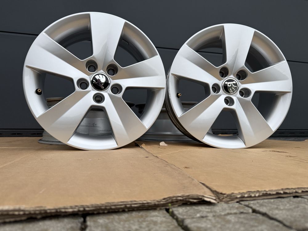 AluFELGI 15 cali 5x100 Skoda Fabia Rapid Scala Kamiq Roomster