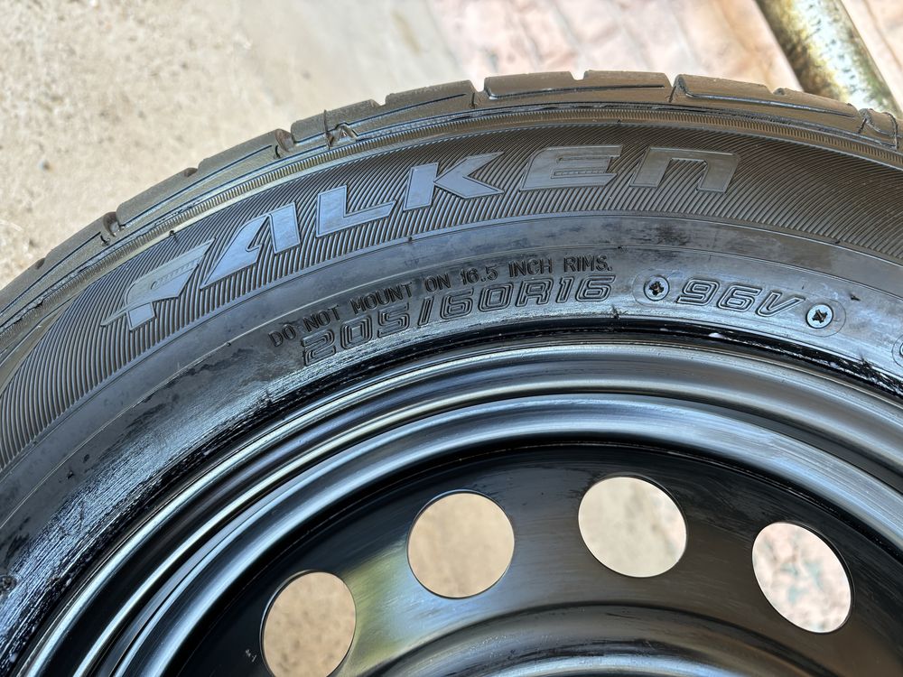 Запаска Шина 205/60R16 Falken 5x114,3R16 Suzuki SX-4