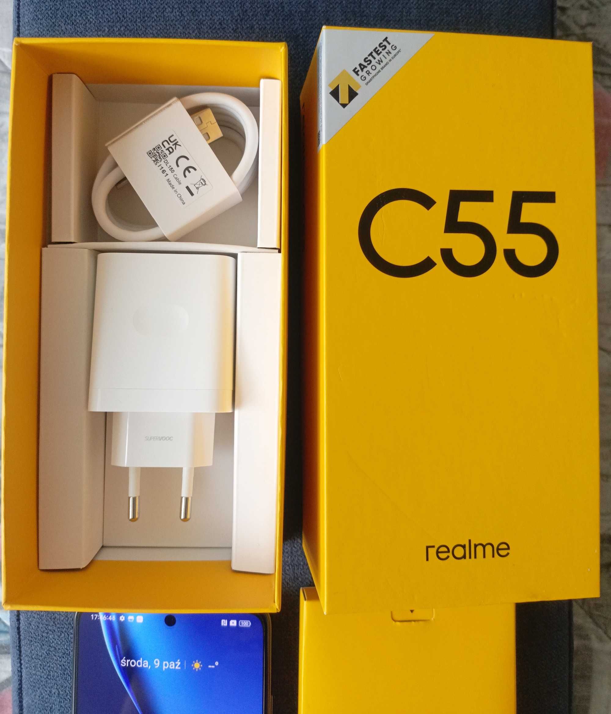 NOWY Realme C55 caly komplet 8/16GB RAM 256 GB