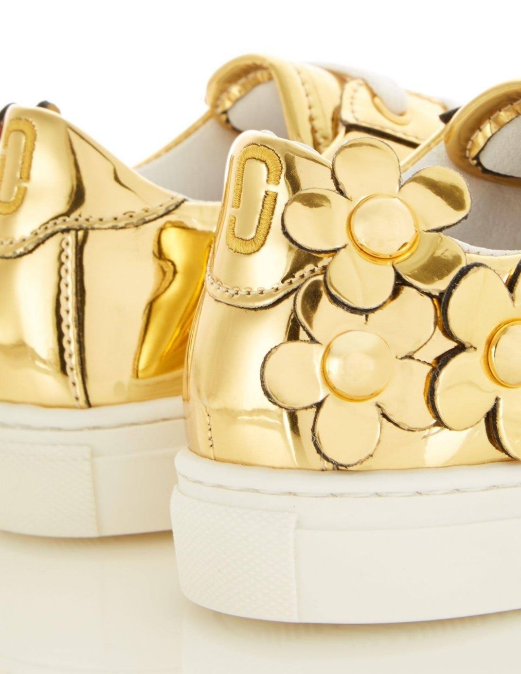 Стильні золоті шкіряні кеди, кросівки Little Marc Jacobs,   оригінал