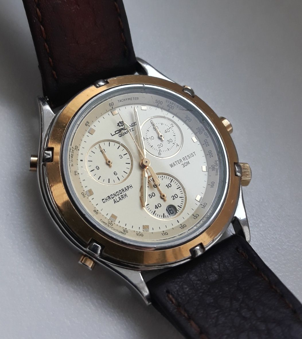 Zegarek Lorezn Chronograph Alarm Citizen Miyota 3510