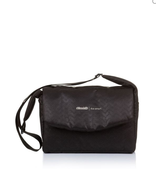 Carrinho de gemeos bebé chipolino preto com detalhes em dourado