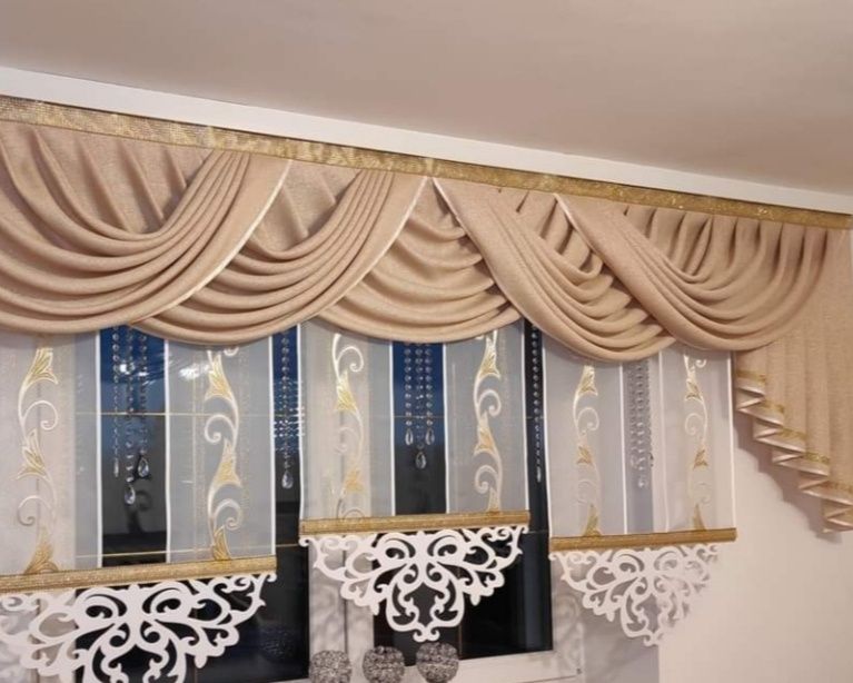 Firany panele. Lambrekin Iness 300 do 360cm