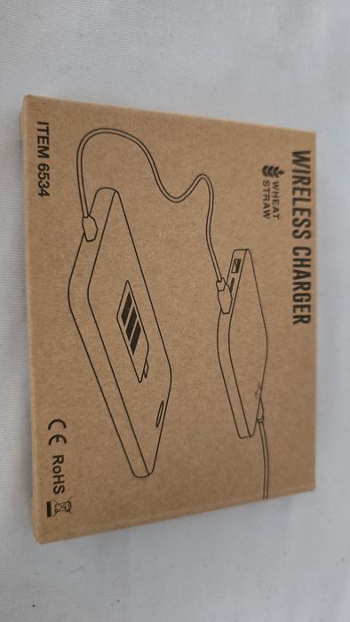 Wheat Straw Base Carregamento Wireless