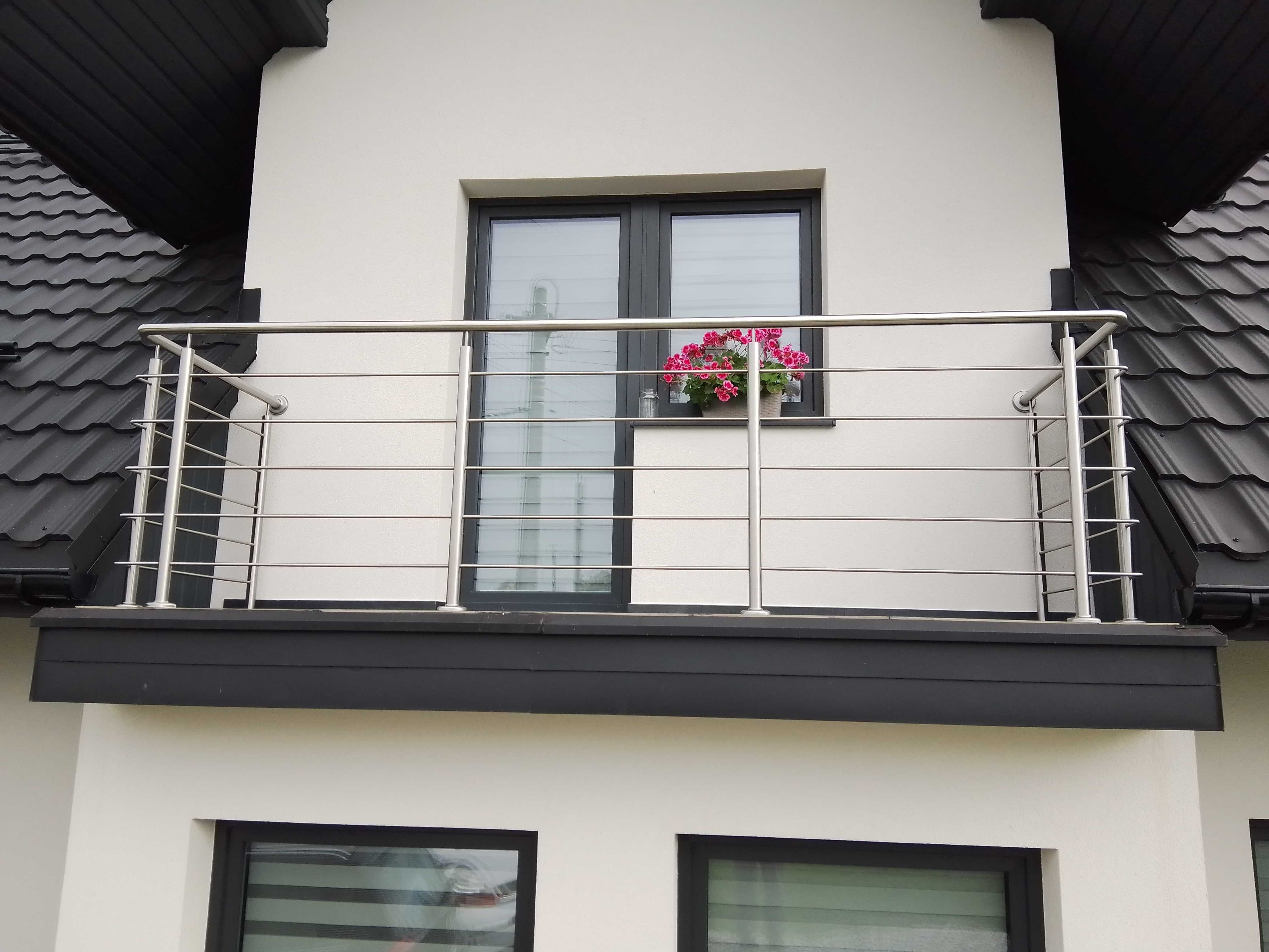 Balustrady ze stali nierdzewnej barierki nierdzewne inox schody balkon