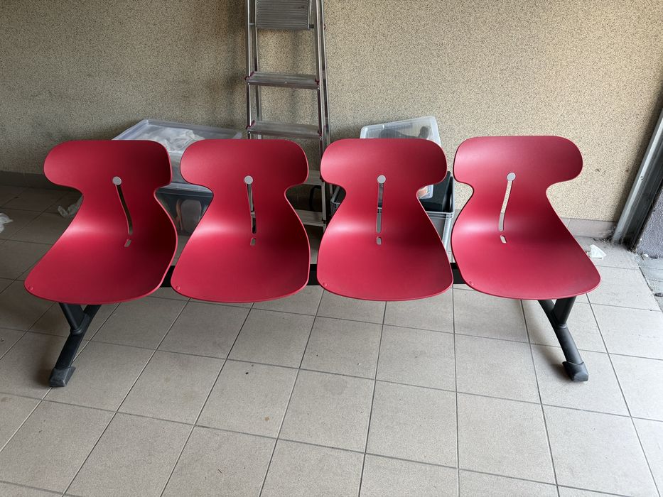 4 miejscowa ławka do poczekalni