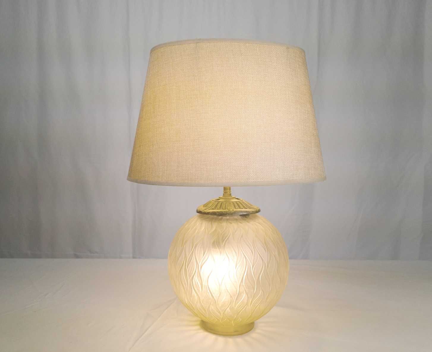 Candeeiro vidro Art Deco Genet & Michon | 1930