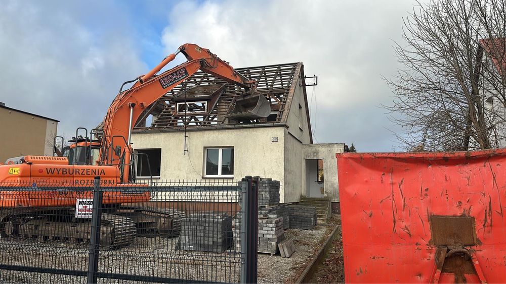 Wyburzenia rozbiórki kruszenie mobilne uslugi