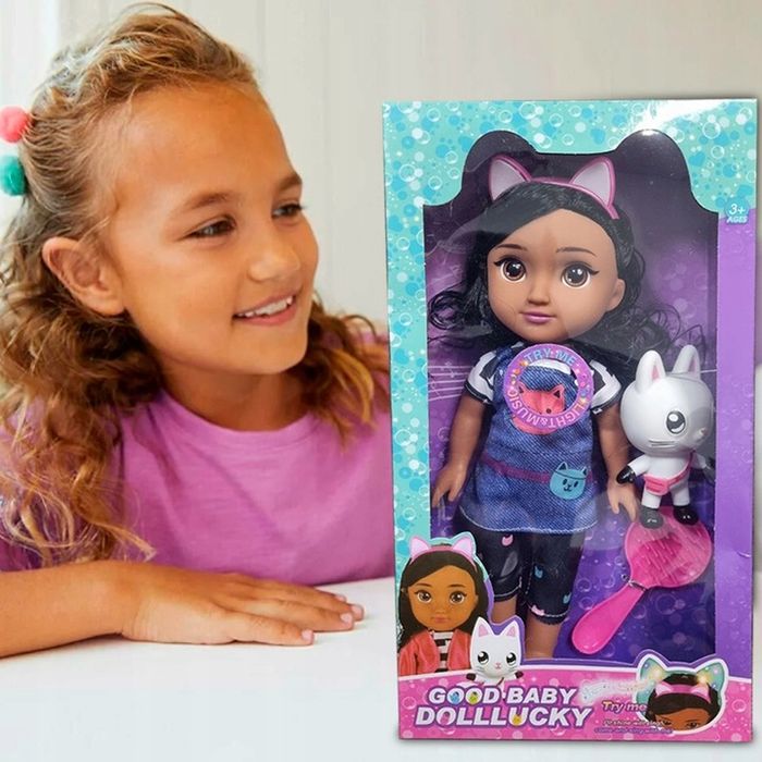 Koci Domek Gabi Dużą Interaktywna Lalka Gabby 35 cm Dla Dzieci Prezent