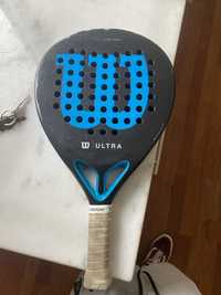 Raquete de padel wilson ultra com algum uso