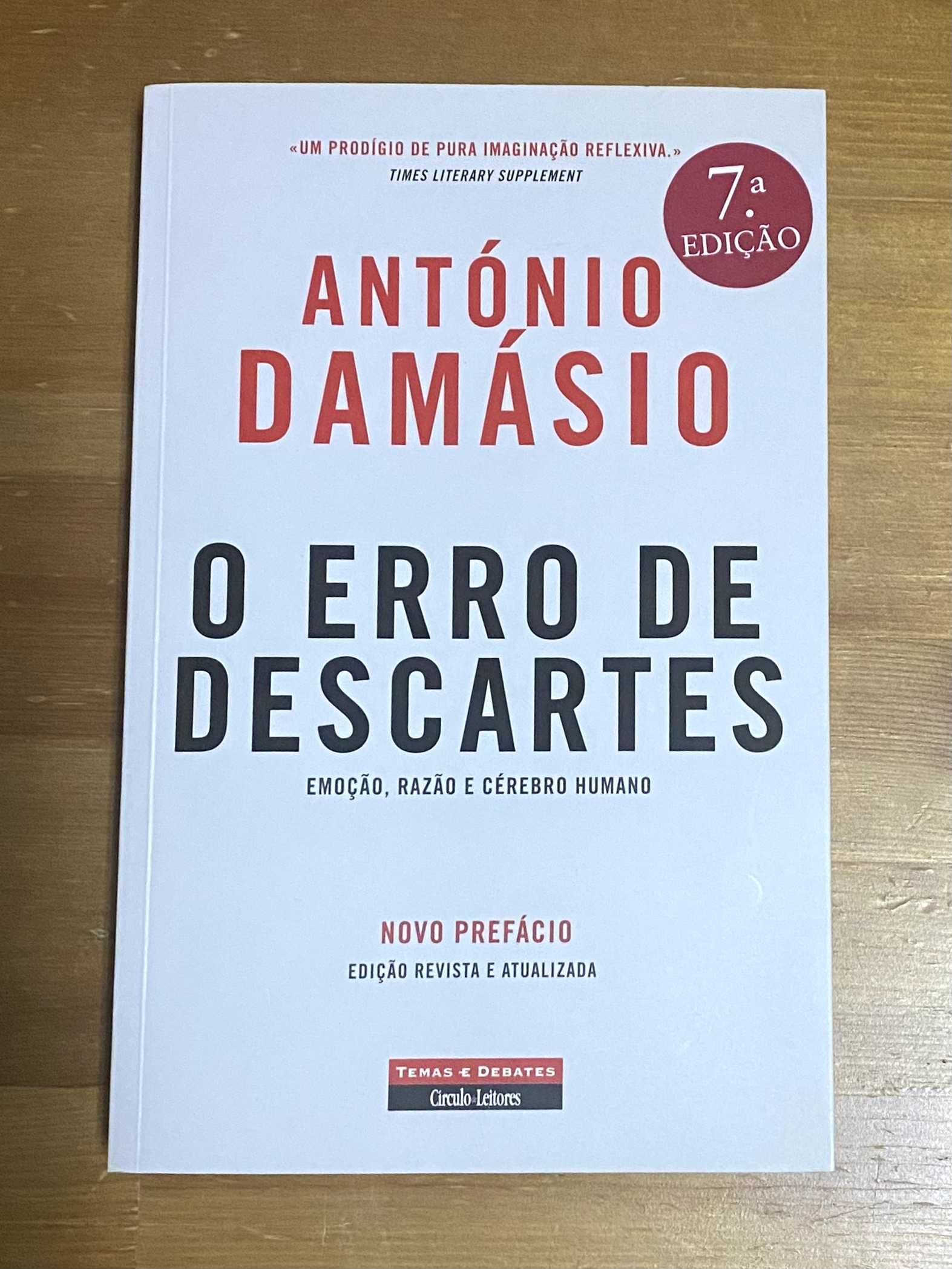 Livro "O Erro de Descartes" de António Damásio