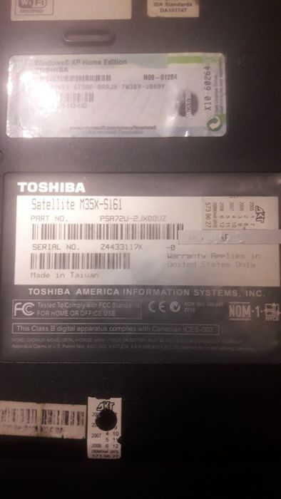 Ноутбук з добрим акумом  Toshiba Satellite M35-X