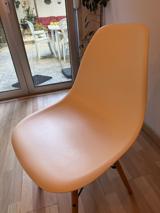 6 Cadeiras mesa jantar branco Sklum