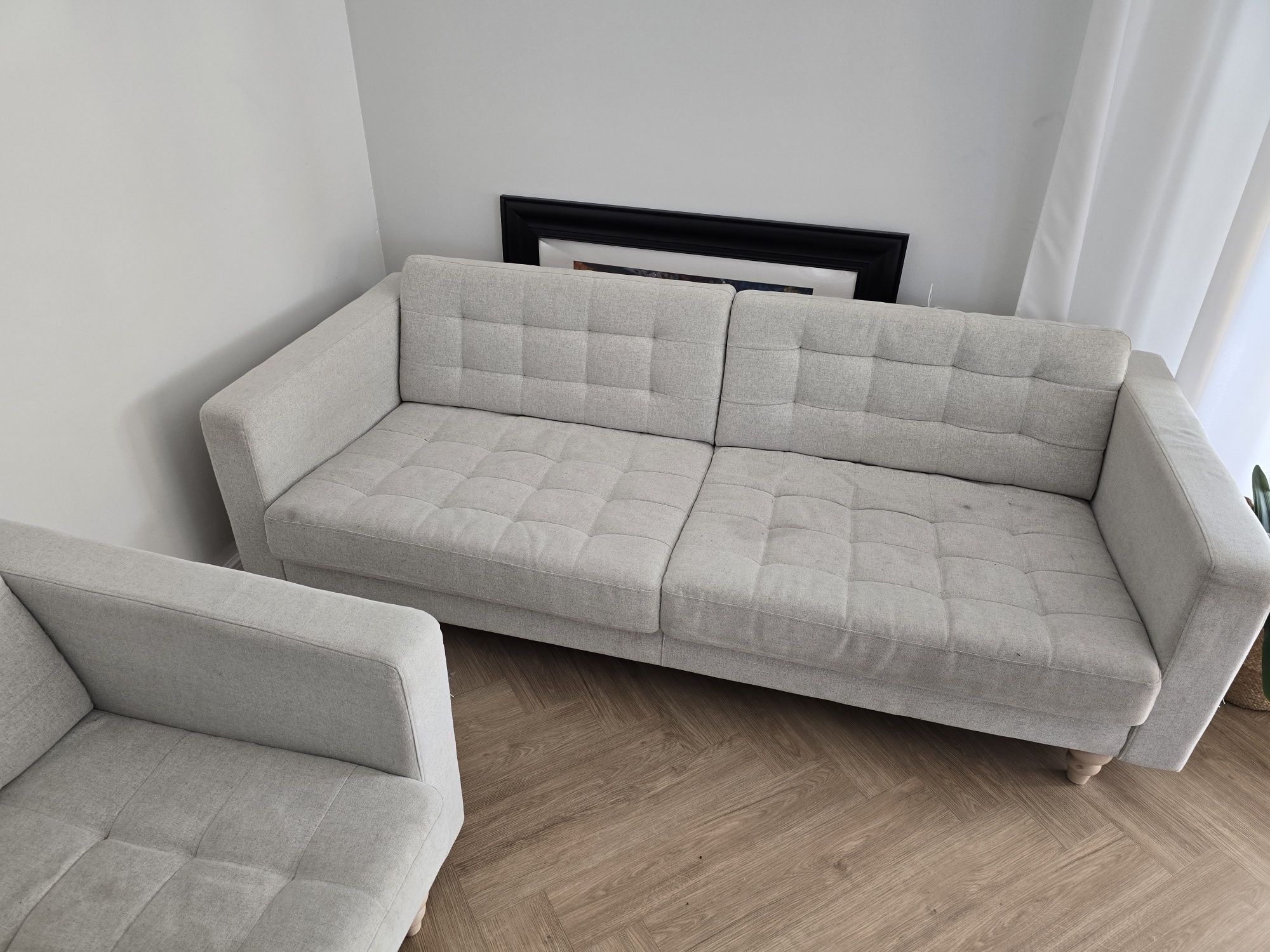 Komplet kanap sof wypoczynek sofa fotel wersalka