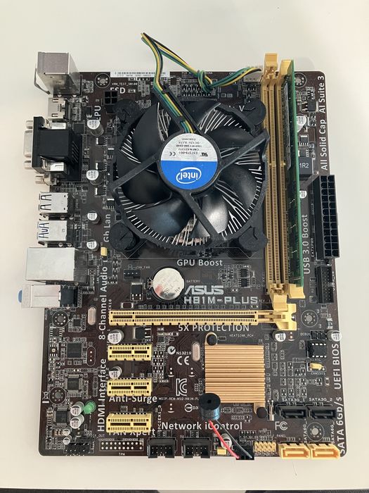 Asus H81-M Plus (Pentium G3450+4Gb DDR3)