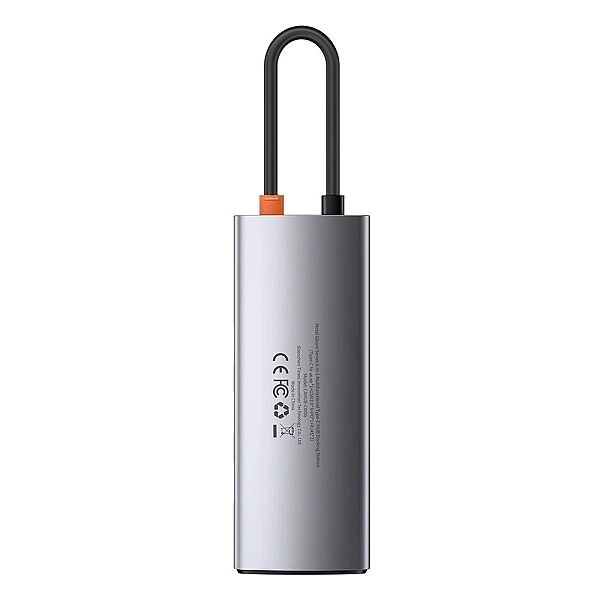 HUB Baseus Metal Gleam 6w1 USB-C - USB-C PD 100W 1x HDMI 4K 30Hz 3x US