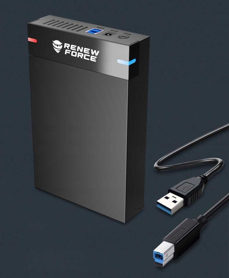 Obudowa Dysku 3.5' Kieszeń SATA  HDD USB 3.0 Super Speed do 5Gb/s