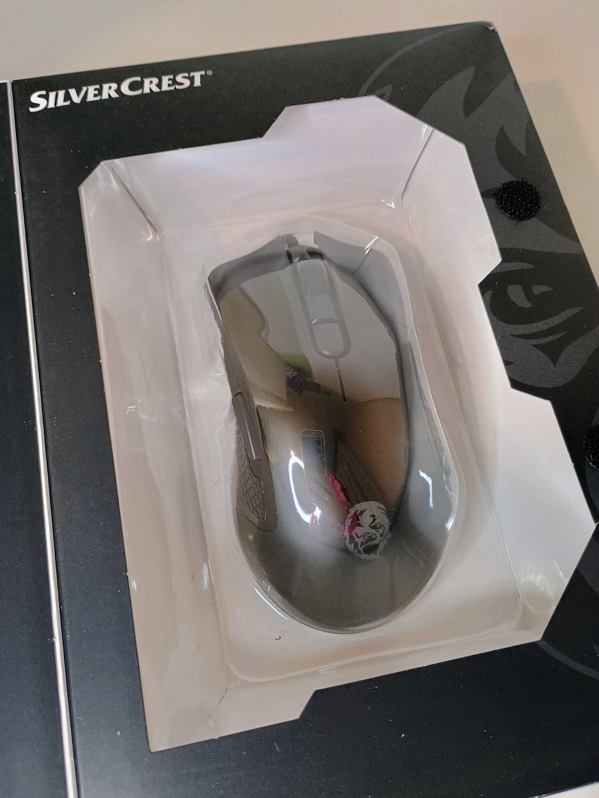 Myszka Gamingowa SilverCrest z Sensorem Laserowym i Podświetleniem LED