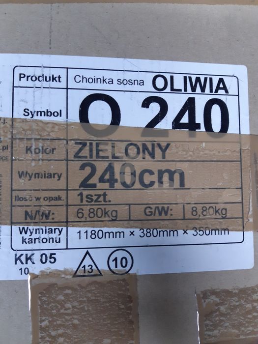 Choinka sztuczna 240 cm nowa