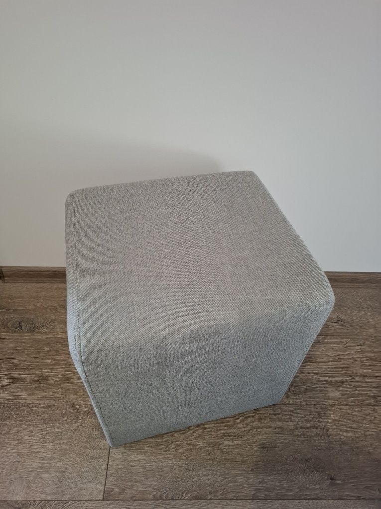 Puf, pufa szara x 2 40x40x45cm