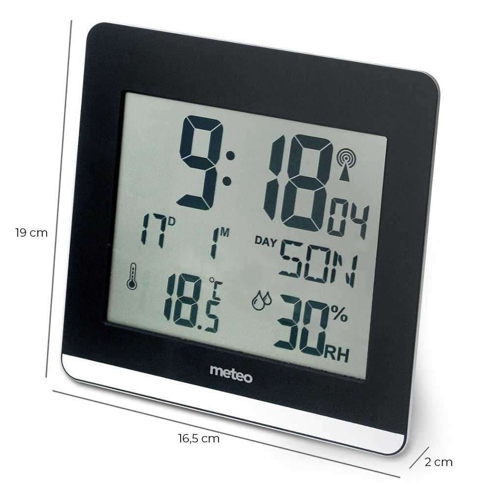 Zegar ścienny ZP26 meteo - DCF, temperatura, wilgotność - nowy