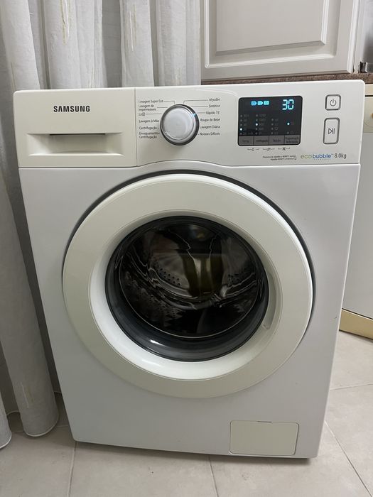 Máquina lavar roupa Samsung Eco Bubble 8kg