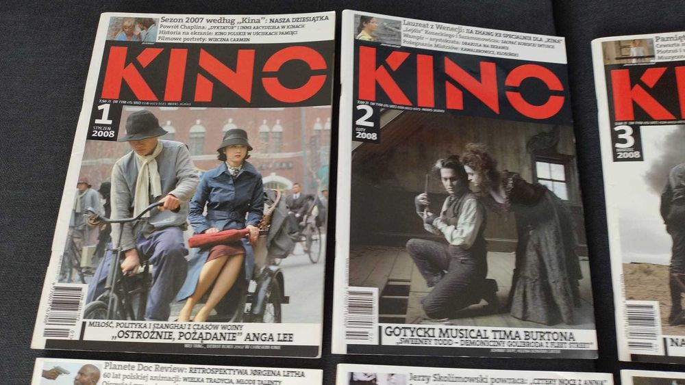 Gazeta magazyn Kino, numery 1-9/2008