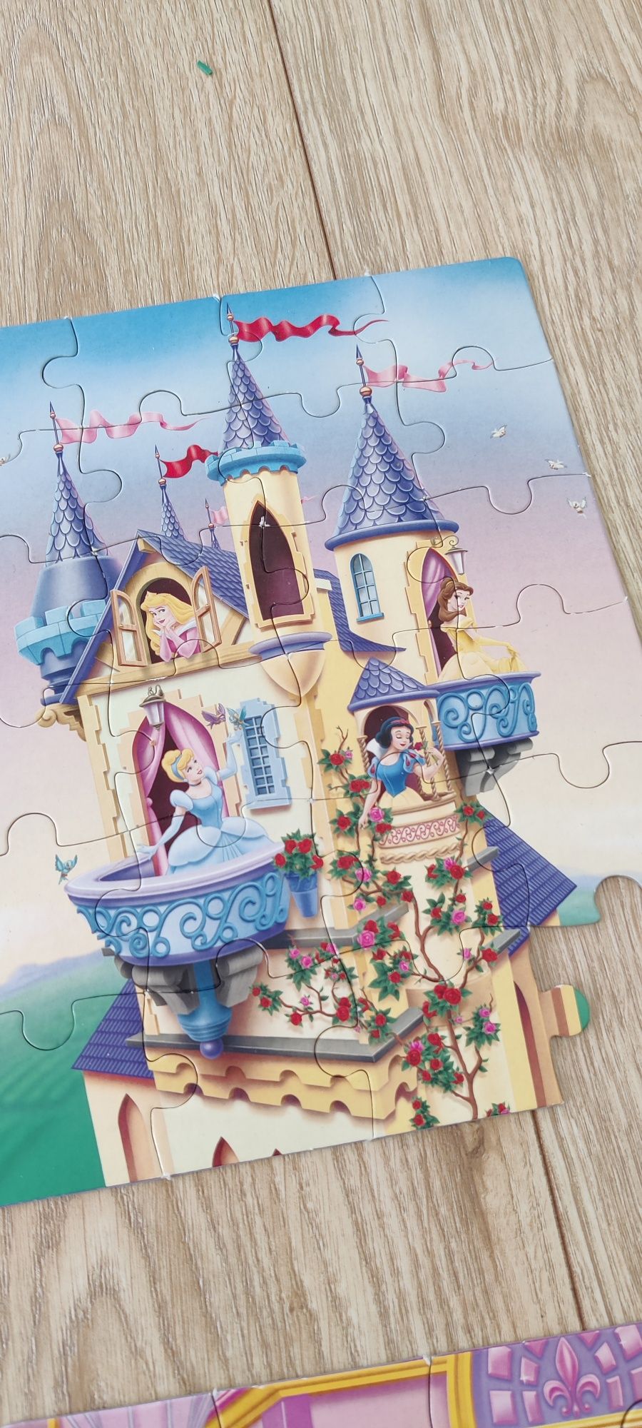 4 szt puzzle księżniczki Disney 24elementy