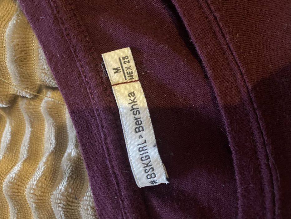 Camisola meia estação bordô