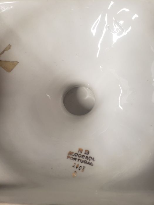 Vaseira  faiança Alcobaça