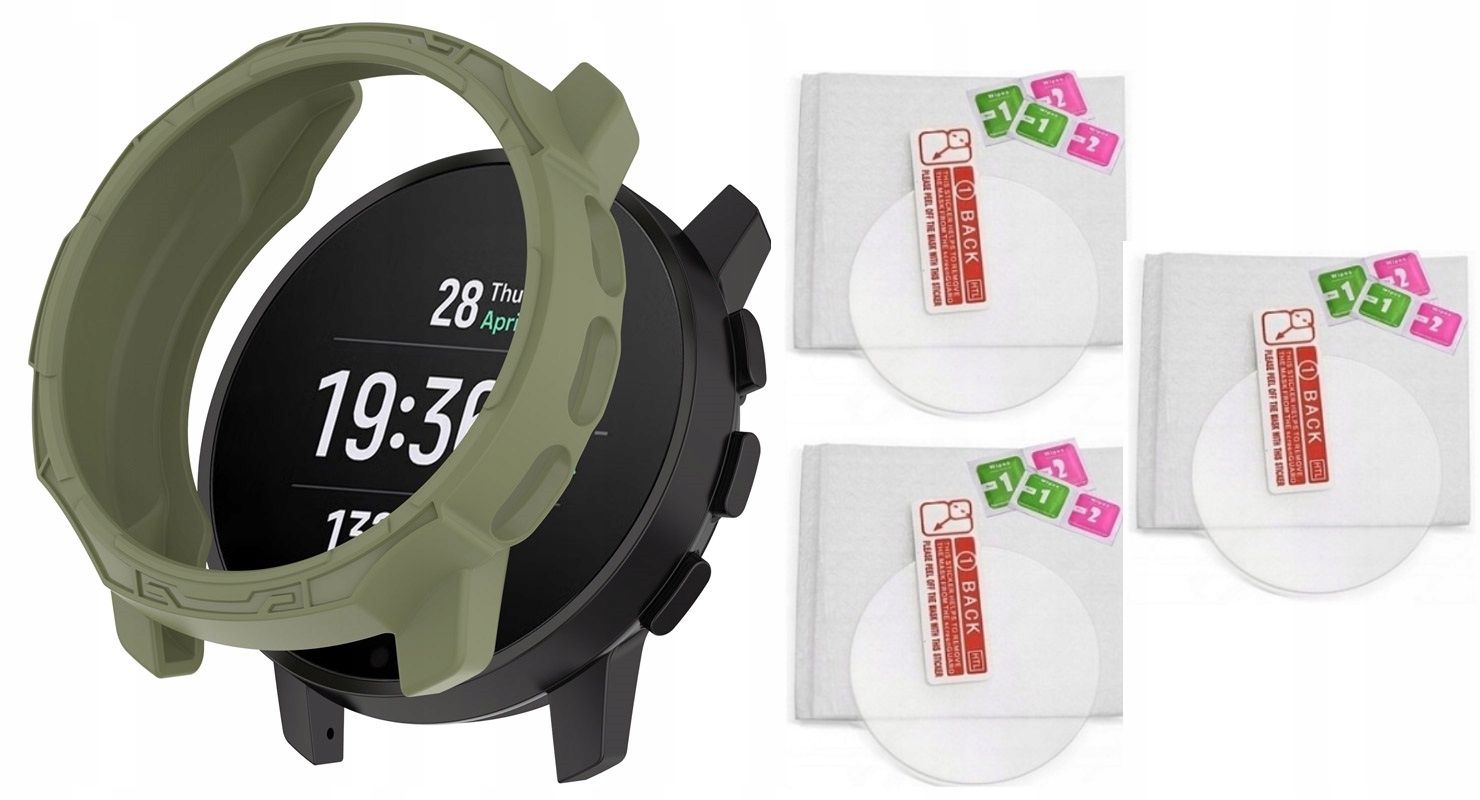 3x Szkło + Etui do Suunto 9 Peak / 9 Peak Pro