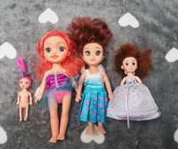 Zestaw 4 lalki księżniczki + 1 gratis