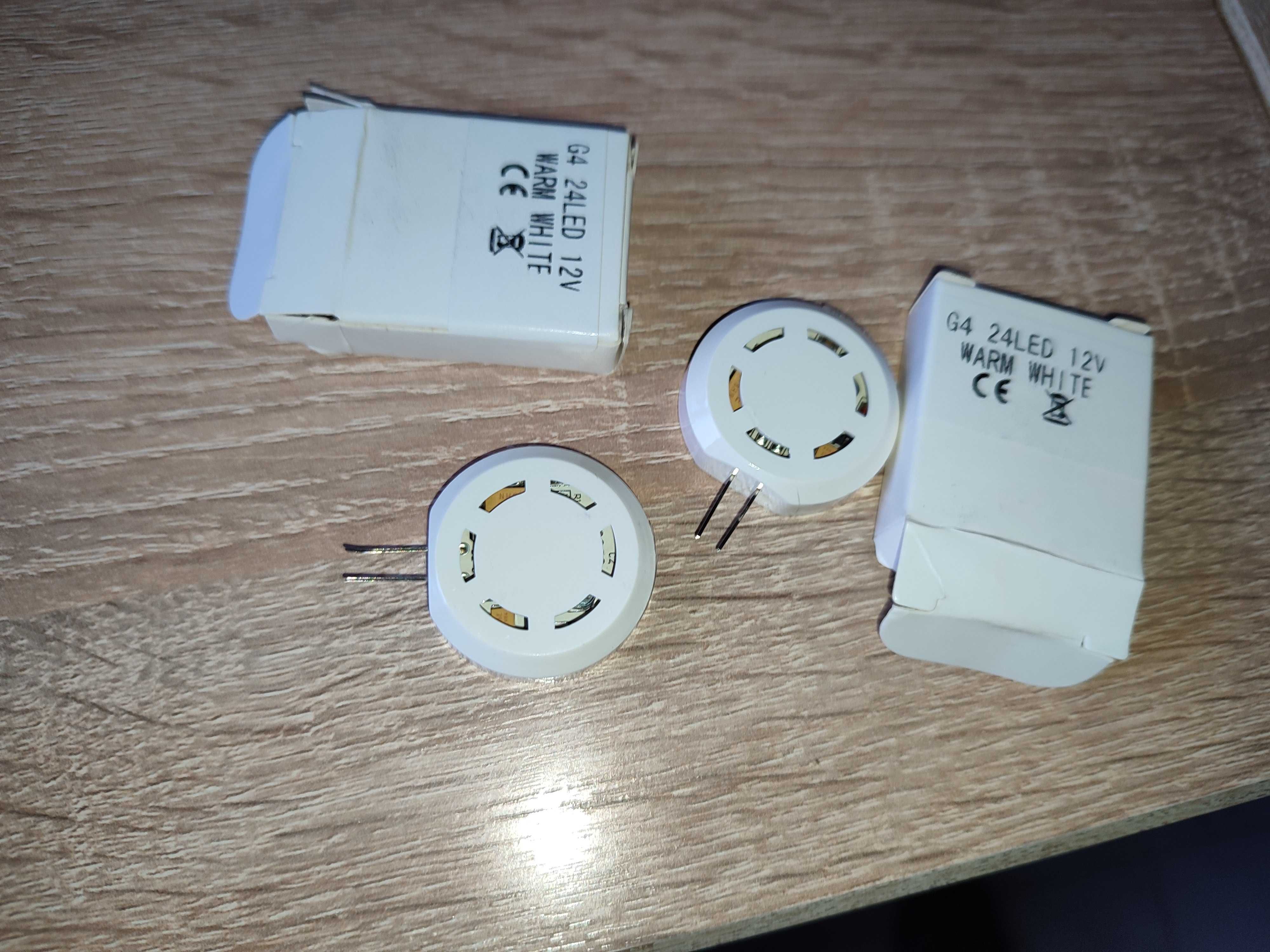 Nowe Żarówka G4 24 LED 12VDC 2,4W SMD 160lm Zimny G4-24mSMD