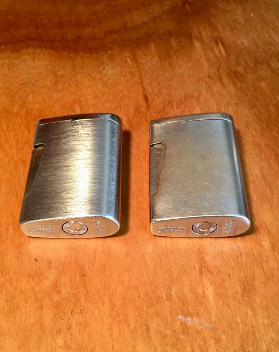 RONSON - 2 isqueiros com fuga de gás (ver texto)