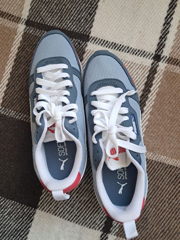 PUMA R78 SSneakers in Blue Wash/White/Evening Sky
