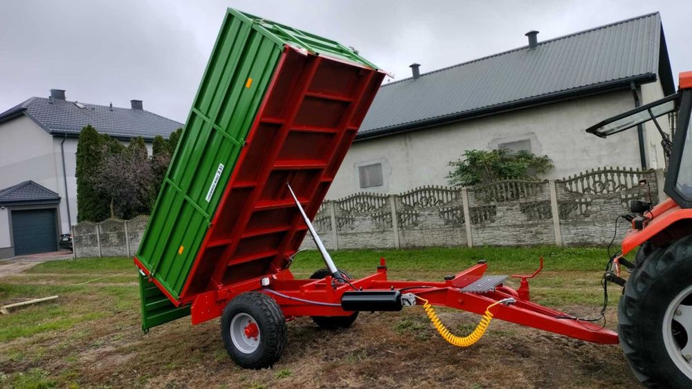 Przyczepa wywrotka jednoosiowa nowo zrobiona 2025r
