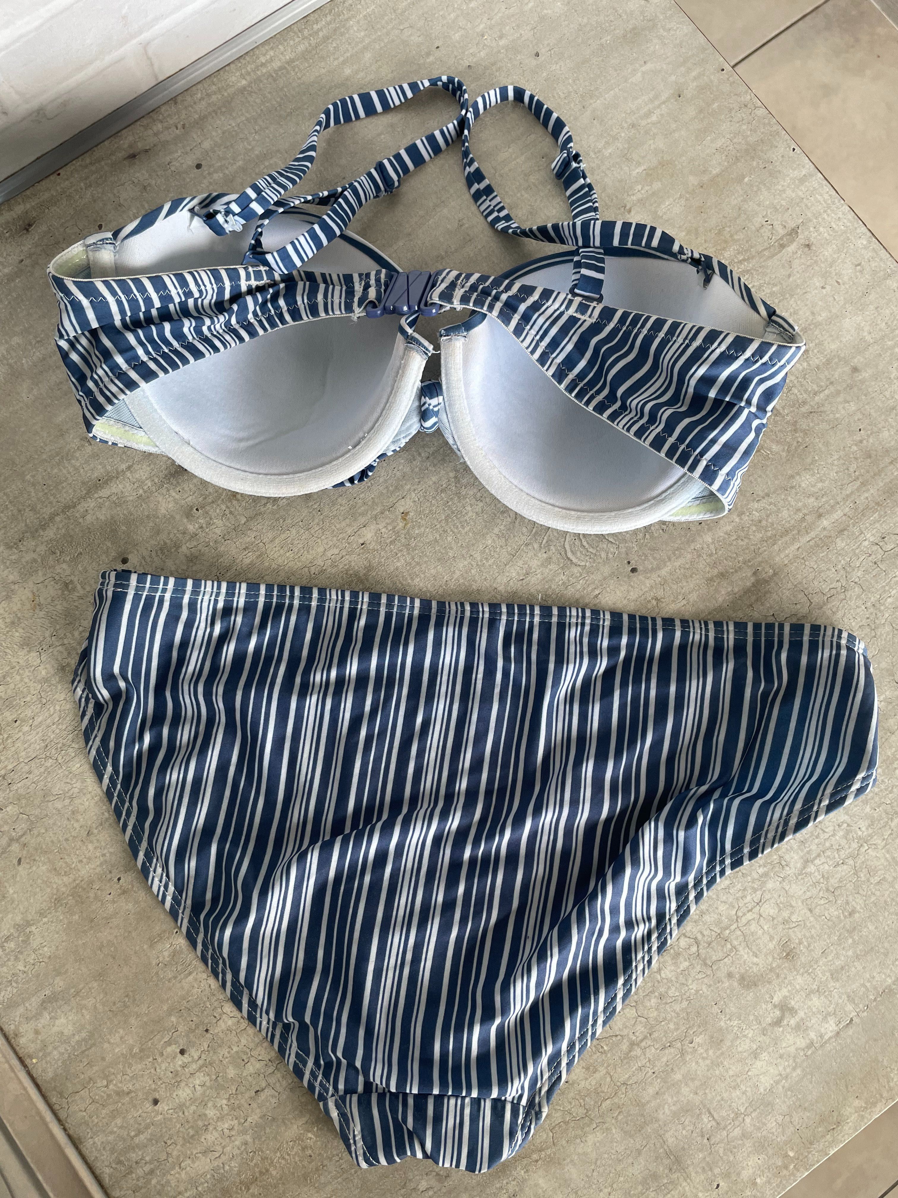 Kappahl bikini paski kostium kąpielowy push up