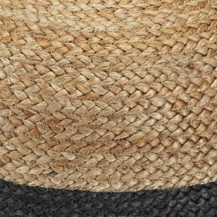 Ręcznie robiony puf 40 x 45 cm sznurek jutowy vidaXL 248078