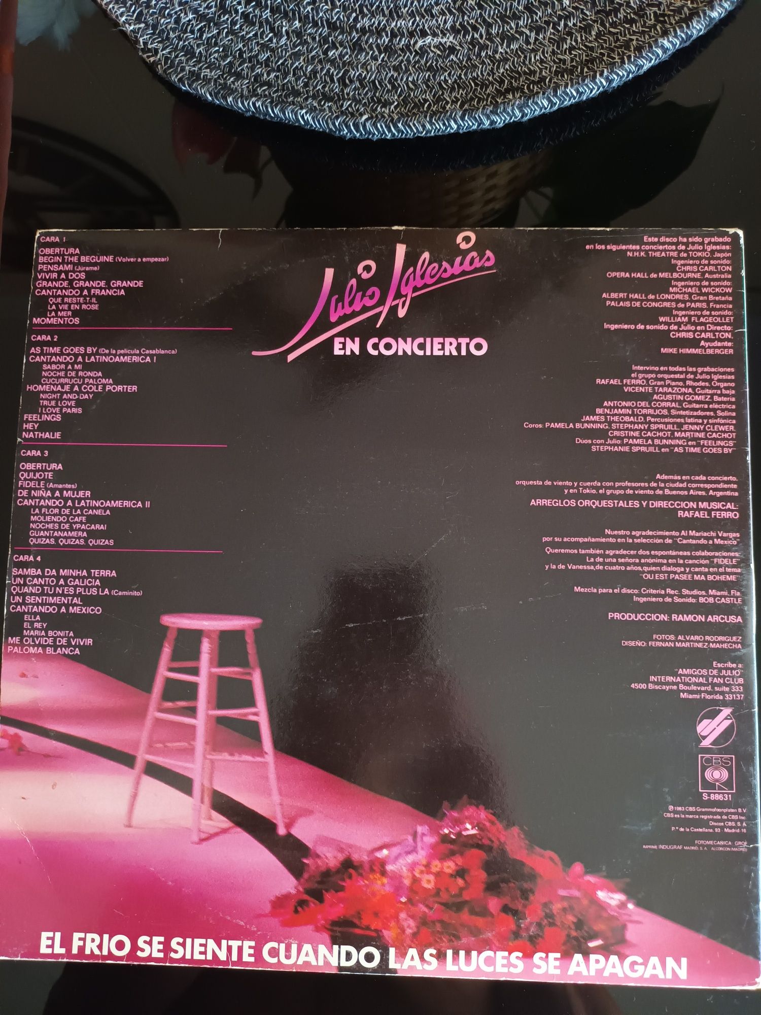 Vinil LP, duplo de Júlio Iglésias