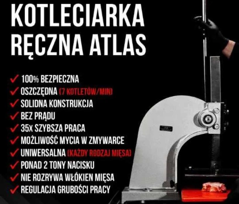 Kotleciarka ręczna Atlas NOWA