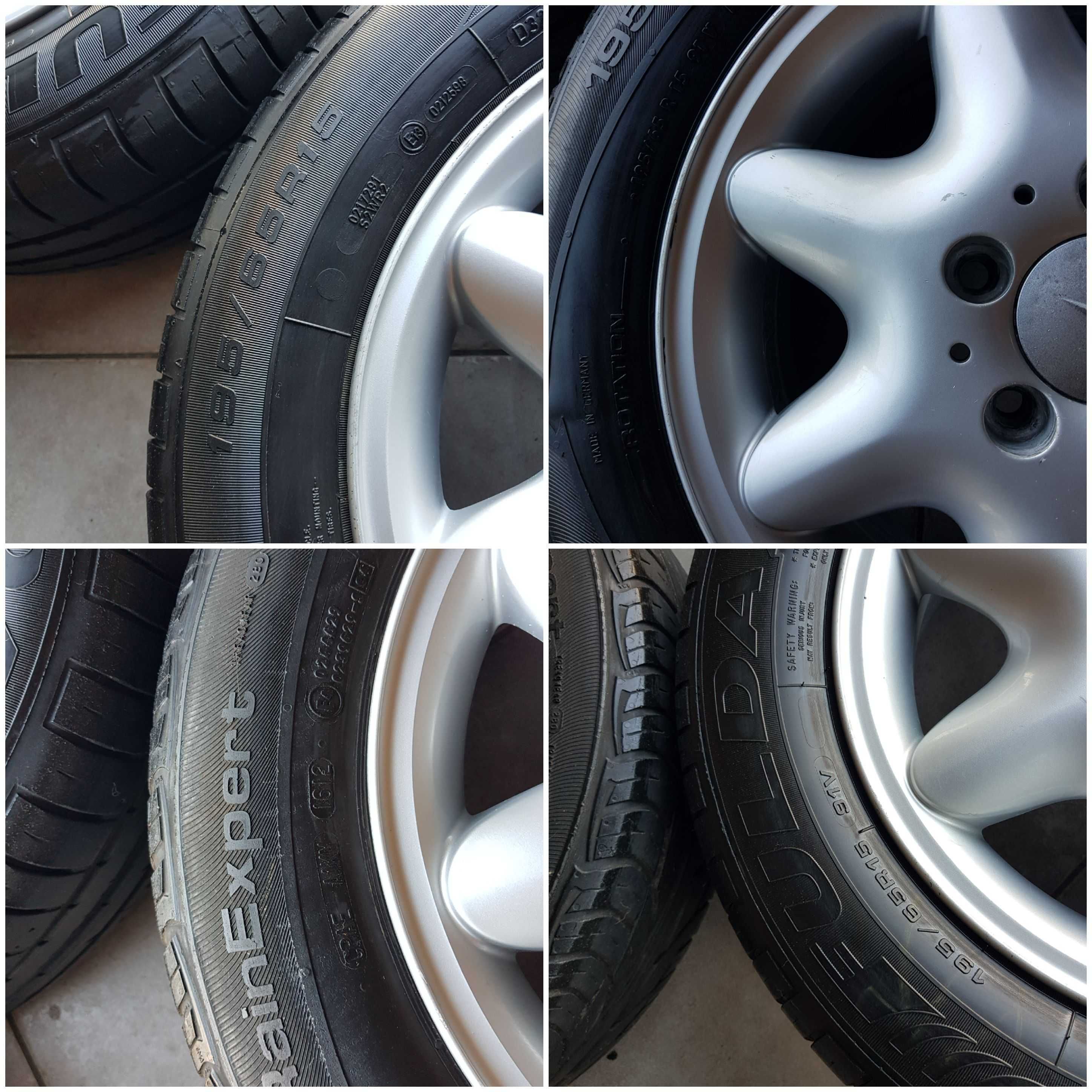Koła Mercedes C klasa W203 E W210 6x15 et31 5x112 opony 195/65/15