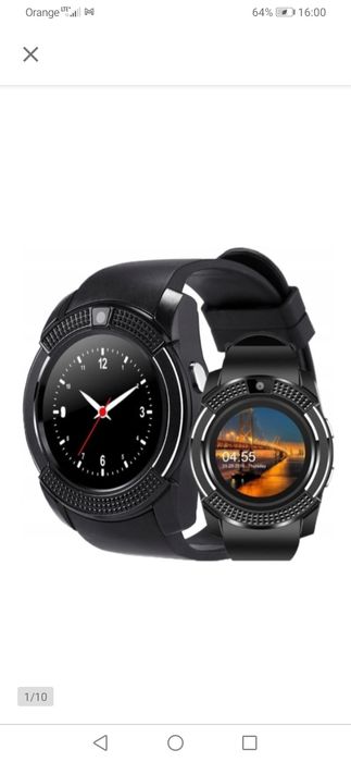 Zegarek v8smartwatch czarny