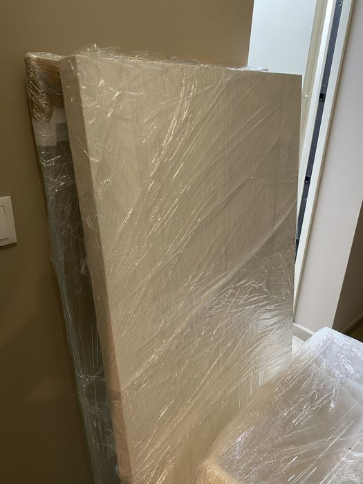 Sercretária MALM ikea + vidro na medida