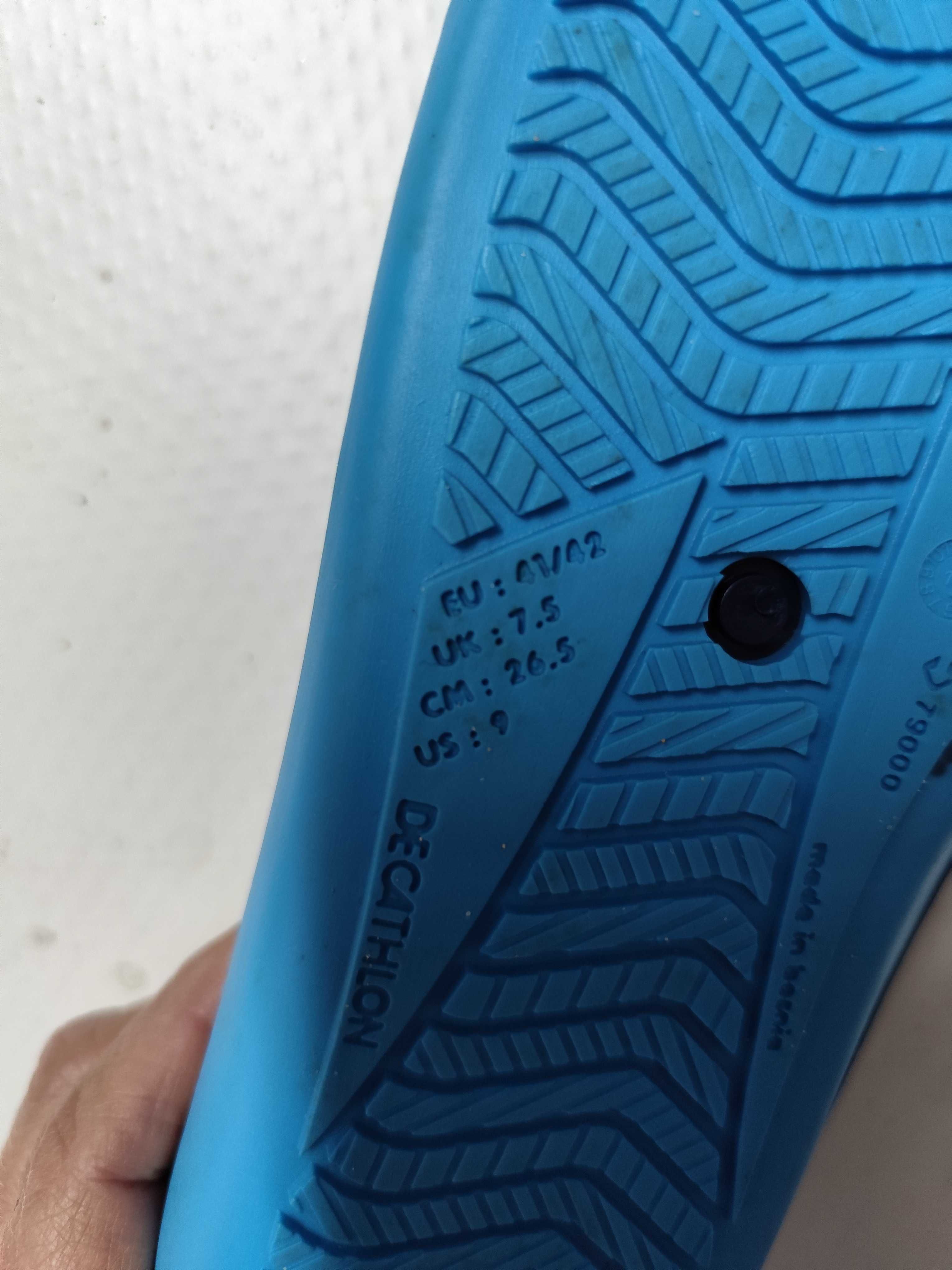 sapatos de água (borracha) 41/42 da Decathlon, como novos