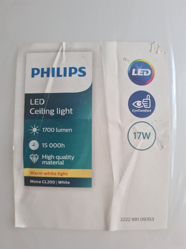 Lampa sufitowa LED Philips Moire CL200 White